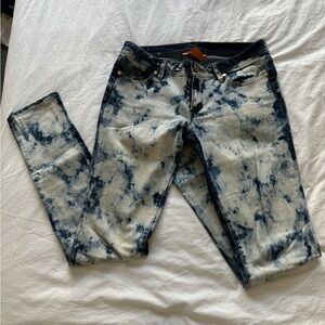 Tory Burch Acid Washed Jeans